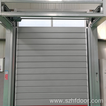 Full transparent rigid quick door